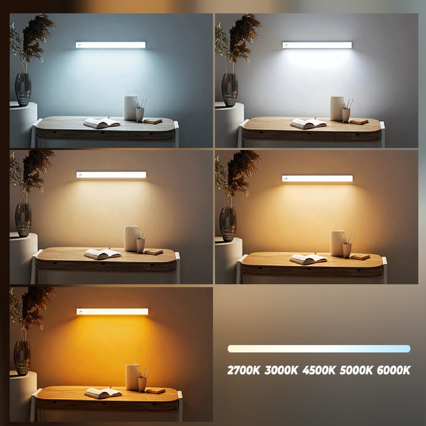 Barra LED Recargable con Sensor de Movimiento y Control | 60cm